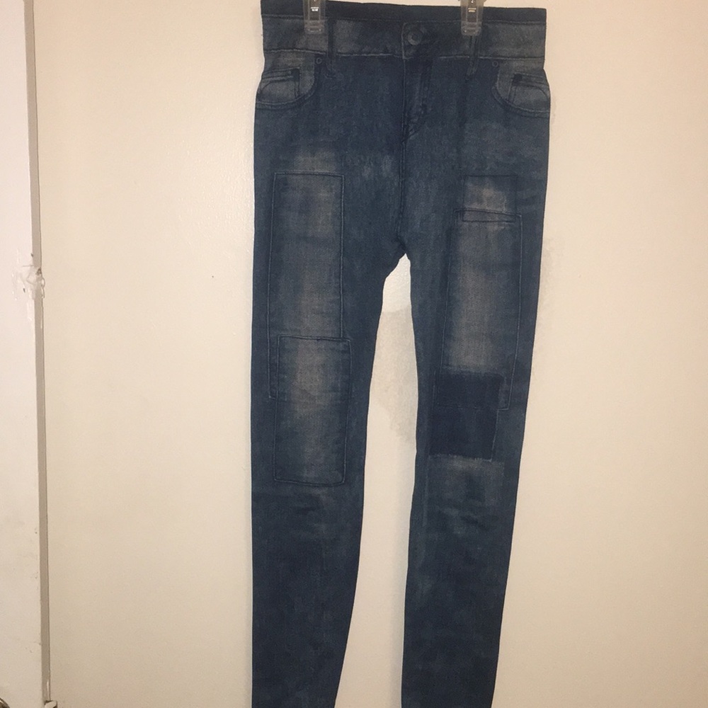 Jean style stretchy leggings